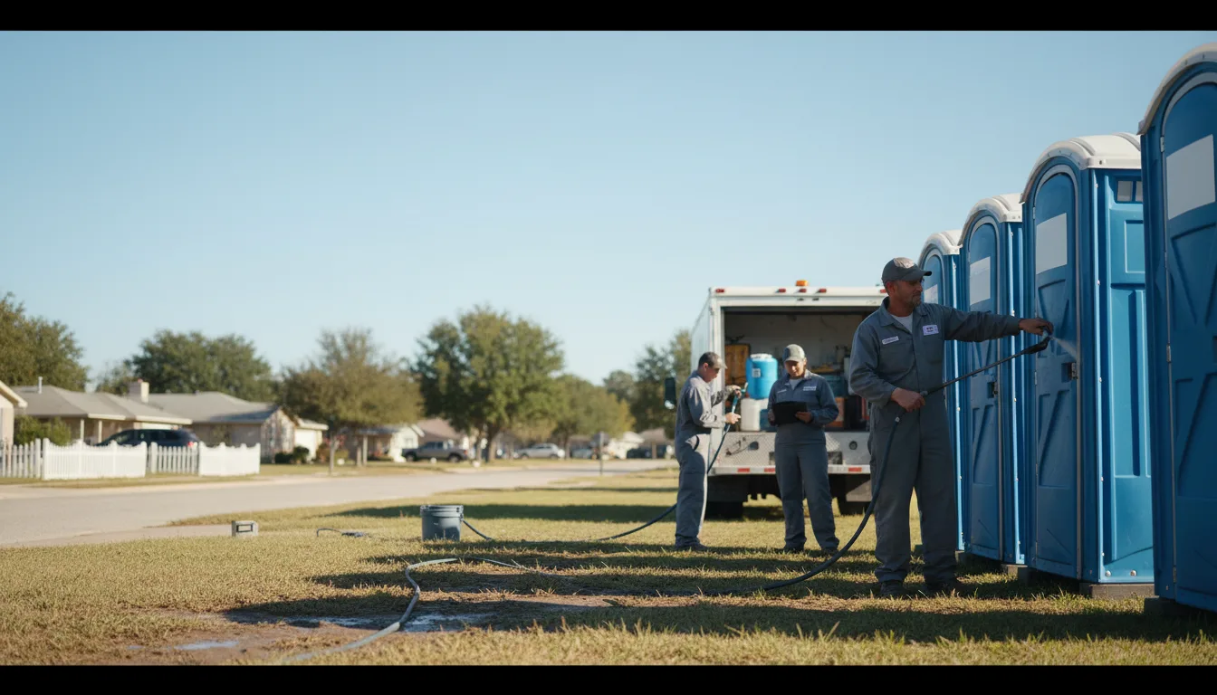 Long-Term Portable Toilet Rental in Oaks, OK near me